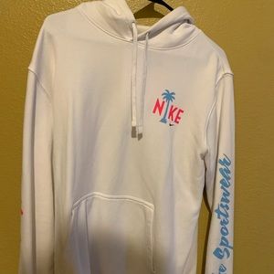 White Nike Miami Hoodie